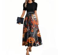 TOFOTL Skeleton Costume Scary La Guadaña Disfraz Adulto Mujer Vestidos Invierno 2025 Disfraces Halloween Traje Bruja Hechicera Mujer Gracioso Haloween Disfraz Miercoles Niña 21-Negro M
