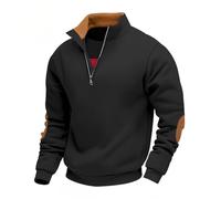 TOFOTL Sudadera Pijama Hombre Basica Sudaderas Tallas Grandes Capucha Jersey Cremallera Hombre Ropa Deportiva Invierno Men Hoodie Camisola Homem Inverno Pullover Running De Algodon B-Negro XL