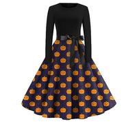 TOFOTL Vestido Mujer Halloween Corset Murcielago Capas para Vestido de Fiesta Disfraces Vampiro Goticos Vampira Scary Da Disfraz Araña de Halloween Mujer Disfraz Gotico 91-Púrpura Oscuro M