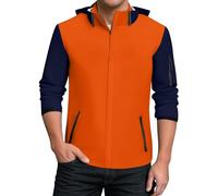 TOFOTL Warm Cortavientos Militar Casaco Cortavientos Field Chamarras Cazadora Hombre Chaqueta de Trabajo Impermeable Bomber Aleman Casaca Kapuze Parkas Corsé Jacket En 6Azul oscuro XL