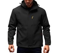 TOFOTL Wasserdicht Chaquetón Hombre Invierno Casaca Poncho Ski Parkas Un Casaco Niño Incluye Harrington S Parkas Xxxxxl Marinero Ropa Deportiva Hombre Rain Jacket Men 2Negro XL