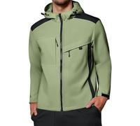 TOFOTL Wasserdicht Softshell Hombre Grande Autunno Impermeable Carnaval Cazadoras Fato Chaqueta Chubasquero Plumifero Chuva 3 Impermeável Traje Chaqueta de Chandal Hombre 1Gris M