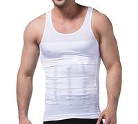 Tofox Camisa de compresión Slim para Hombres, Faja Chaleco Hombre Adelgazante Reductora Compresion Elástica de Ropa Interior… B08H5MN5TJ