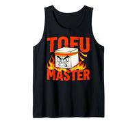 Tofu Master Fiery Ninja Artes Marciales Veganas Camiseta sin Mangas