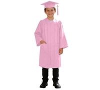 Toga de graduación Punto con Gorro. Brillante, Adecuada para niños y niñas 2 a 9 años./g