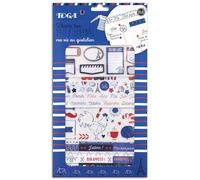 Toga - Kit de decoración Bullet Diario - Frenchy, Azul, Blanco y Rojo, Talla Única