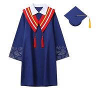 Toga y birrete de graduación para niños, atuendo académico formal para ceremonias escolares y fiestas de fin de curso 2026.