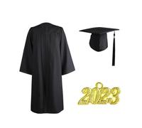 Toga Y Birrete Graduacion Adulto, Toga Graduación Adulto Y Gorro Graduación Con Borla, Graduación Toga Adulto Universidad, Bachillerato Adulto Disfraz Regalo Unisex Para Fiestas De Graduación