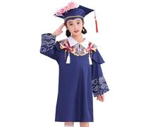 Toga Y Birrete Graduacion Niño - Gorro De Graduación Infantil - Elegante Toga De Graduación Para Niñas Con Detalle De Horquilla Tradicional Desde Jardín De Infancia Hasta El Grado 16 Estilo Adorable