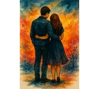 Together Always (6 x 9 in): Lined Notebook for Couples Romantic Watercolor Love Journal