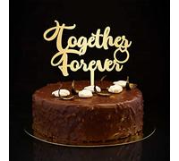 Together Forever - Decoración rústica para tartas de boda, compromiso, silueta personalizada, divertida novia y novio, decoración para tartas de boda, despedida de soltera, regalos de boda, regalos de