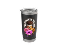 Together Is Better Loves Bakers Pastelería Café & Donuts Vaso térmico de acero inoxidable de doble pared