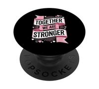 Together We Are Stronger Retro Banner Solidaridad Cita PopSockets PopGrip Adhesivo