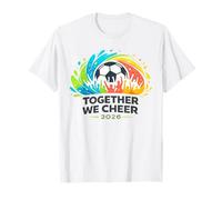 Together We Cheer 2026 - Color Splash Football Camiseta