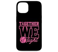 Together We Fight Softball - Ropa de concienciación sobre el cáncer de Mama, Color Rosa Carcasa para iPhone 13