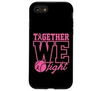 Together We Fight Softball - Ropa de concienciación sobre el cáncer de Mama, Color Rosa Carcasa para iPhone SE (2020) / 7/8