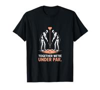 Together were Under Par Couples Golf Camiseta