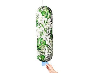 TOGETRUE Soporte para bolsas de plástico, dispensador organizador de bolsas de plástico de montaje en pared, soporte de almacenamiento resistente para bolsas de comestibles para el hogar, cocina,