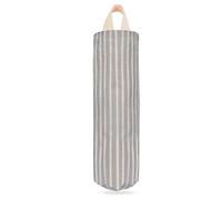 TOGETRUE Soporte para bolsas de plástico, soporte para bolsas de comestibles, organizador de bolsas de basura reutilizable para decoración del hogar, cocina, despensa (gris-blanco)