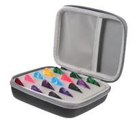 TOGEVAL 1 Juego recoger bolsa de almacenamiento guitarras bajas cubierta de púa de guitarra puas guitarra acústica púas guitarra eléctrica accesorios puas de guitarra electrica el plastico