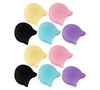 TOGEVAL 10 Almohadillas de Silicona para Pulgar de Clarinete y Oboe Soporte Ergonómico Colorido Accesorio Reemplazo para Instrumentos de Viento Madera Kit 10 Piezas Multicolor