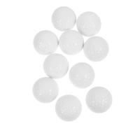 TOGEVAL 10 Piezas Bolas de Golf de Doble para Práctica Interior de Blancas Duraderas para Entrenamiento de Swing