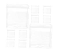 TOGEVAL 10 piezas Cajas Transparentes de Acrílico con Tapa Cubo Cuadrado Reutilizable para Dulces Joyas Fiestas y Bodas Almacenamiento Compacto y Resistente