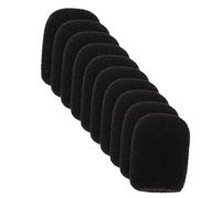 TOGEVAL 10 piezas Cubiertas Esponja para Micrófono de Mano Lavables Protector Parabrisas Estándar para Dj Funda Saliva y Reemplazo Práctico y Duradero para Micrófonos Handheld
