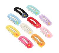 TOGEVAL 10 Piezas Dog Barrettes Cute Puppy Hairpins Pet Grooming Clips For Cats and Small Dogs Stylish Hair Accessories For Clean Face and Special Occasions