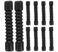 TOGEVAL 10 piezas Fundas de Goma para Cable de Freno y Acelerador de Moto Protectores Antipolvo Resistentes y Flexibles Cubiertas Duraderas para Mantenimiento Fácil y Protección Mejorada