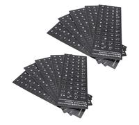 TOGEVAL 10 Piezas Pegatinas Teclado Español Mate Protección para Pc Portátil Oficina Escuela Fácil Aplicación Teclado Adhesiva