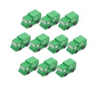 TOGEVAL 10 Piezas Trash Truck Ornaments Pequeños Vehículos de Juguete para DIY Micro Paisaje Decoración Micro Camiones de Basura para Casita Oficina Fiesta