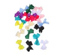 TOGEVAL 10 Pinzas para Cabello Niñas con Lazo Multicolor Clips Tipo Antideslizantes y Suaves para Bebés Accesorios Prácticos para Escuela Fiestas y Uso Diario