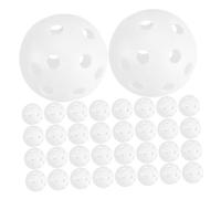 TOGEVAL 100 Piezas Bolas de Práctica de Golf Huecas de Plástico Diseño y Resistente para Entrenamiento de Swing Interior y Exterior de Unidades para Principiantes