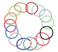 TOGEVAL 100 Piezas Unidades Bandas para Cabello Elásticas de Resistentes para Niñas y Mujeres Anillas para Peinados Duraderas y Prácticas Accesorio Diario Versátil