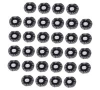 TOGEVAL 100 piezas Unidades Fundas para Micrófono No Tejidas Ultrafinas Cubiertas Prácticas para Protección contra Viento y Ruido Ktv y Grabaciones