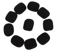 TOGEVAL 100piezas Funda Protectora De Esponja Para Micrófono Prueba De Viento y Saliva