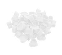 TOGEVAL 100piezas Portatintas de Silicona con Forma de Corazón Unidades Portapigmentos para Tatuajes Copas de Pigmento con Tapas para Artistas de Tatuajes