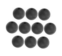 TOGEVAL 10piezas Cabezas De Maza Para Instrumento De Percusión Con Cabeza De Goma Para Tambor De Lengua Accesorios Para Batería Musical Infantil Resistentes y Suaves Para Clases y Actuacio