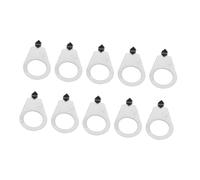 TOGEVAL 10piezas Indicador De Posición Para Guitarras Eléctricas Cubiertas De Perillas De Volumen y Tono Instalación Rápida y Sencilla Accesorios De Metal Duraderos Para Ajustes