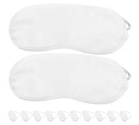 TOGEVAL 12 piezas Antifaz para Dormir Máscara Ligera y Práctica para Bloqueo de Luz Banda Elástica Cómoda para Viajes y Descanso Nocturno