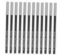 TOGEVAL 12 piezas Lápices Delineadores de Ojos Impermeables Negro Para Maquillaje Resistente al Agua Suaves y Seguros para Chicas Fácil de Quitar y Duradero