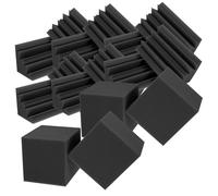 TOGEVAL 16piezas Trampas Graves Paneles Acústicos Para Esquinas Esponja Insonorizante Ignífuga Para Estudio y Sala De Escucha