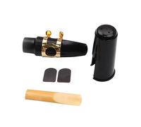 TOGEVAL 1juego Boquilla De Saxofón Con Parches y Accesorios Completo Para Principiantes De y Estabilidad La Interpretación