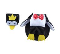 TOGEVAL 1juego Perro Pingüino para Halloween y Fiestas Disfraz Divertido para Mascotas Accesorio Llamativo y Confortable para Perros para Cumpleaños y Fotografía