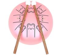 TOGEVAL 1juego Tambor De Lengua De Inoxidable Principiantes Instrumento De Percusión Portátil Para Práctica y Actuaciones Diseño Único Para Relajación Musical