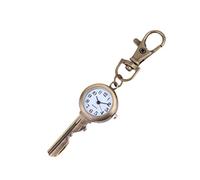 TOGEVAL 1pieza Reloj Colgante Retro Diseño De Llave para Llevar Reloj De Cadena y Hebilla para Claves para Estudiantes y Personal