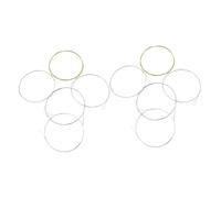 TOGEVAL 2 Juegos Cuerdas de Banjo Inoxidable para Reemplazo Accesorios de Reparación Musical Cuerdas por Juego con Entonación Equilibrada y Durabilidad