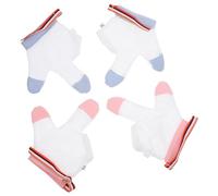 TOGEVAL 2 pares Succión para Niña Ajustables con Cuerda Suave Transpirables y Protectores de Dedos Pack para Evitar Chuparse el Pulgar Índice Talla Colores Aleatorios Color Aleatorio