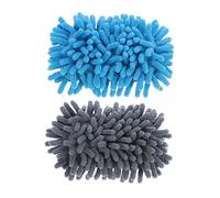 TOGEVAL 2 piezas Borrador de Pizarra Doble Cara Microfibra Chenilla y Esponja para Limpieza Eficaz Reutilizable y Compatible con Superficies Pintado